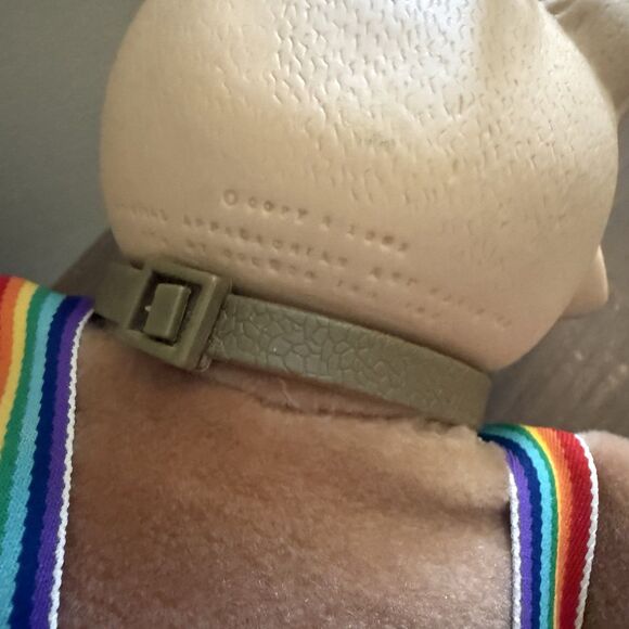 Vintage 1983 Cabbage Patch Kids Koosas Kitty Cat Lion Doll Brown Hair rainbow - Picture 5 of 7